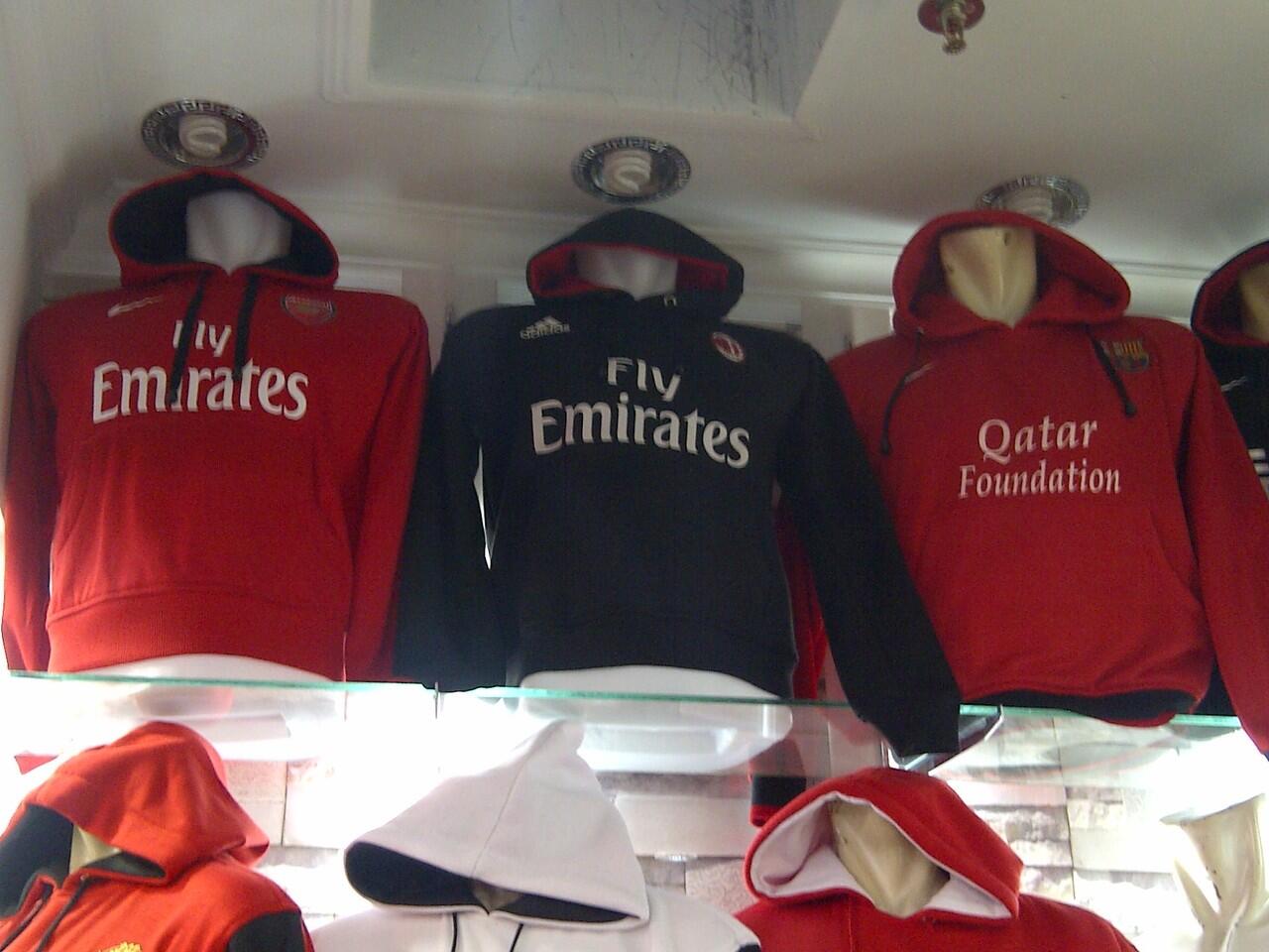 JERSEY - JAKET - HOODIE KLUB BOLA & NEGARA GRADE ORI LIVERPOOL BARCA MADRID MU CITY