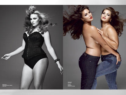 curvy model vs skinny model, lebih menarik mana buat agan? (BB dikit)