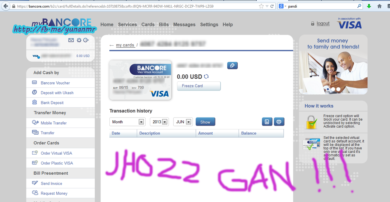  &#91;Full Picture&#93; Tutorial mendapatkan VCC gratis Bancore.com via freeuknumbers.com