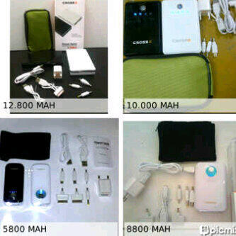 Powerbank Cross 5800, 8800, 10000 mAH
