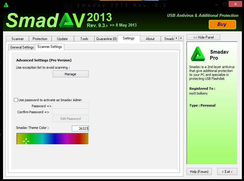 &#91;SHARE&#93; Membuat Tampilan Warna Smadav Antivirus Lebih Bervariasi