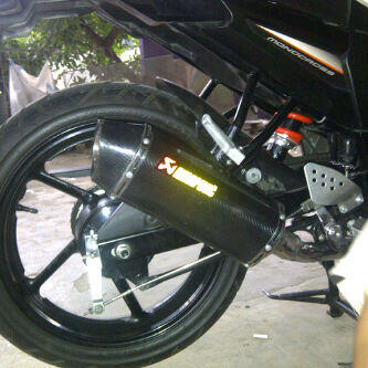 Knalpot Purbalingga, Knalpot Akrapovic Utk Ninja 250, CBR 250/150, Vixion, Byson, CB