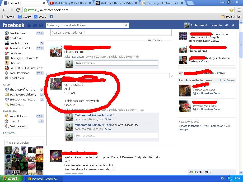 Temen Ane bikin status konyol banget