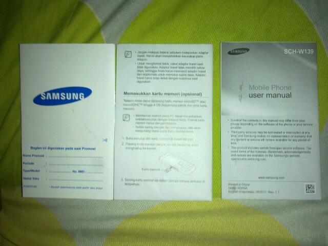 Cari Samsung SCH-W139 Second