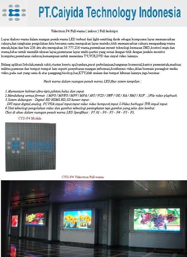 Running text / Videotron / Led screen / Media Screen / Moving sign / Display LED
