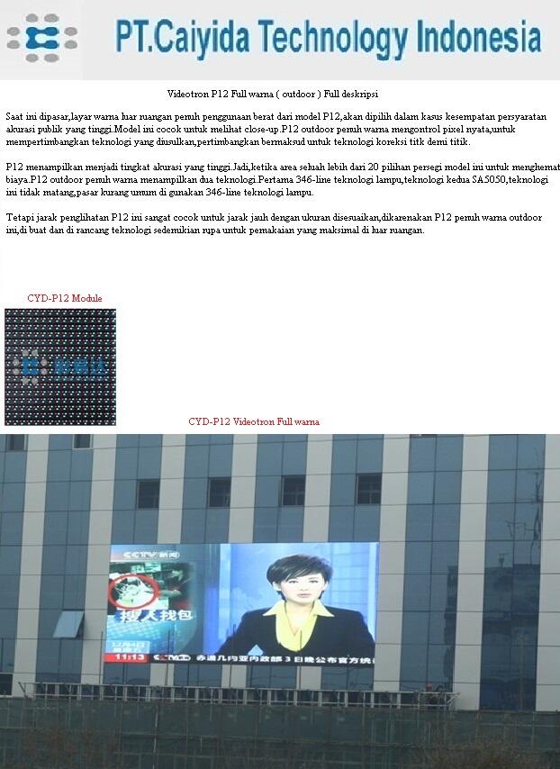 Running text / Videotron / Led screen / Media Screen / Moving sign / Display LED
