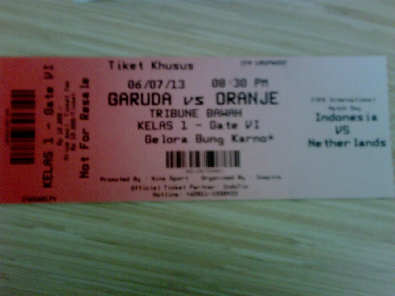 Tebakan skor Garuda vs Oranje