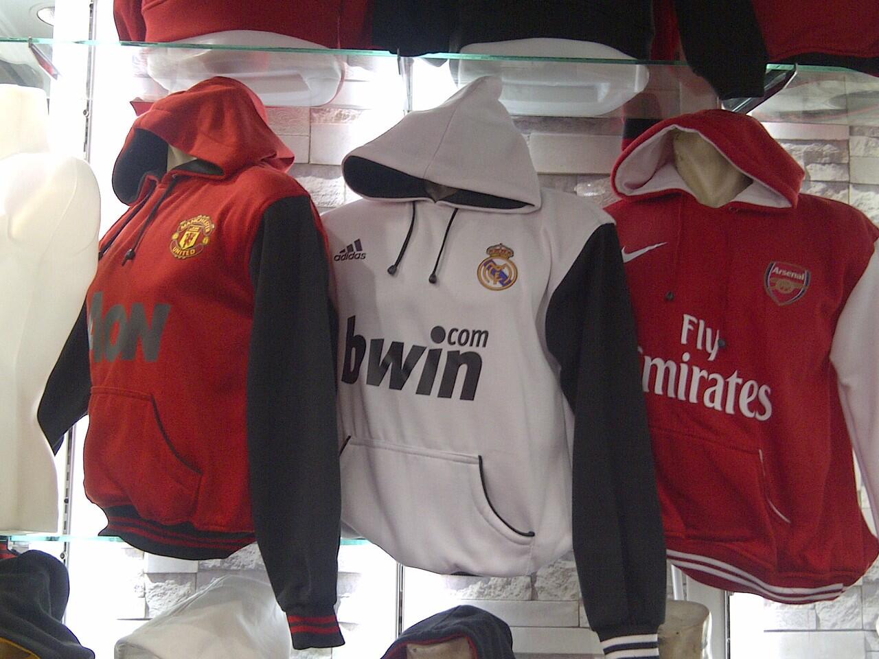 JERSEY - JAKET - HOODIE KLUB BOLA & NEGARA GRADE ORI LIVERPOOL BARCA MADRID MU CITY
