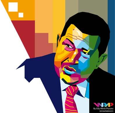 Ane Jasa Bikin Lukisan Pensil atau WPAP di Surabaya gan!