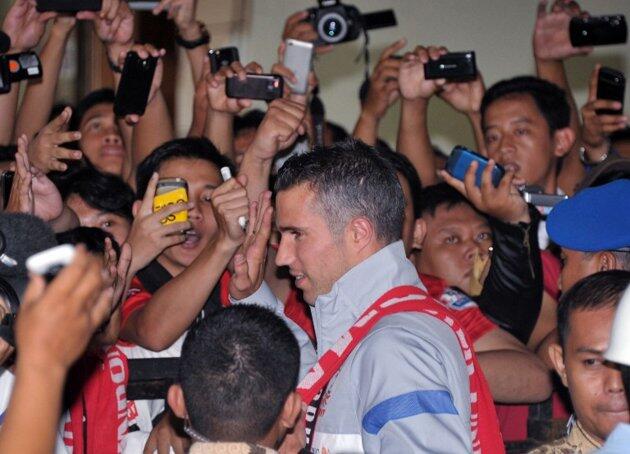 pemain belanda sudah tiba di Jakarta, (pict)