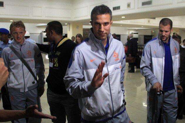 pemain belanda sudah tiba di Jakarta, (pict)