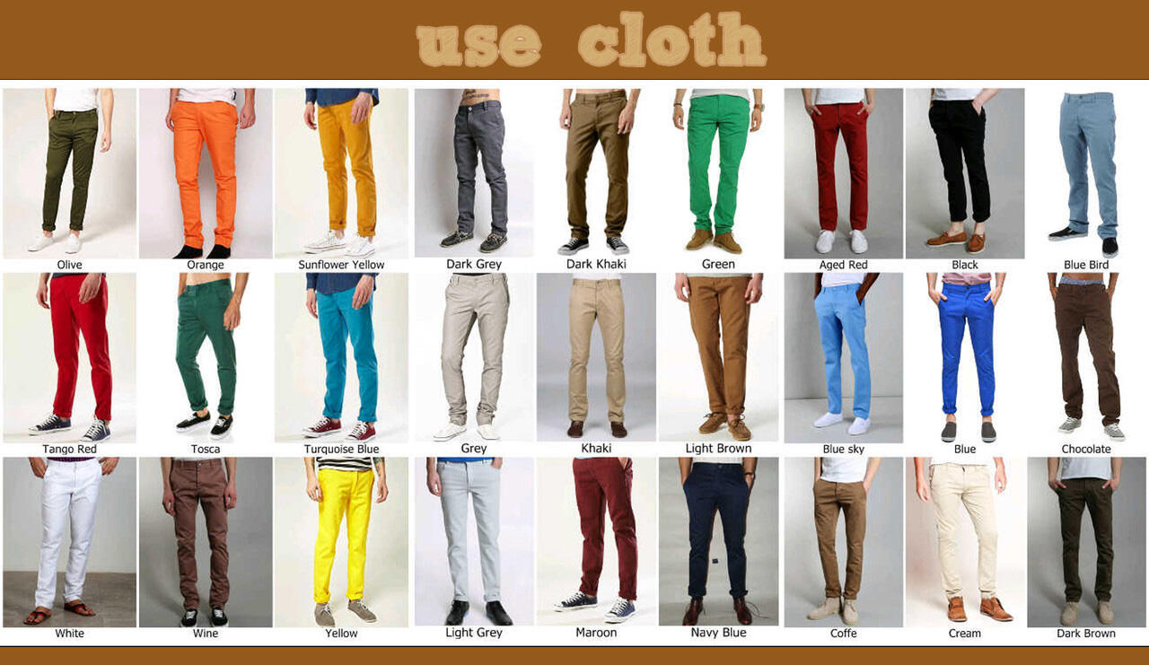 Custom Chino Pants & Short Pants Original Handmade Home Industry by UseClothing