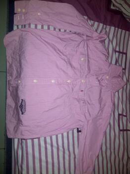 Kemeja Levis Strauss Original Slim Fit Warna Pink Tangan Panjang Baru