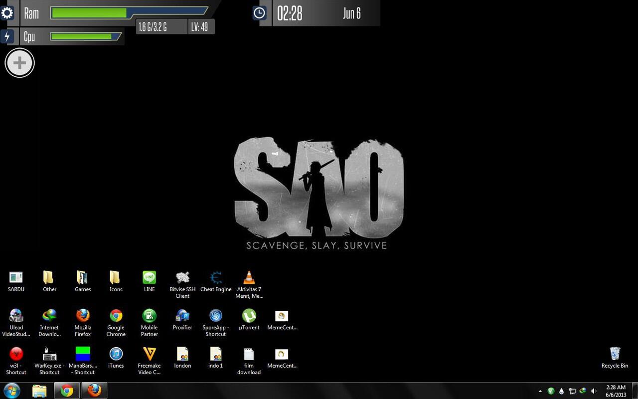 &quot;Rainmeter&quot; Buat dekstop agan semenarik mungkin!