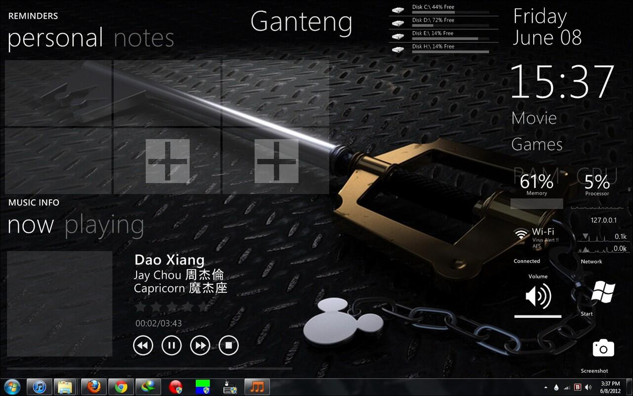 &quot;Rainmeter&quot; Buat dekstop agan semenarik mungkin!