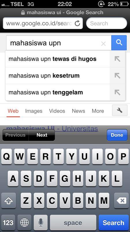 Ada ada saja kelakuan mahasiswa Indonesia