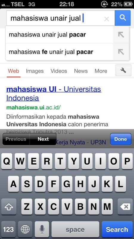 Ada ada saja kelakuan mahasiswa Indonesia