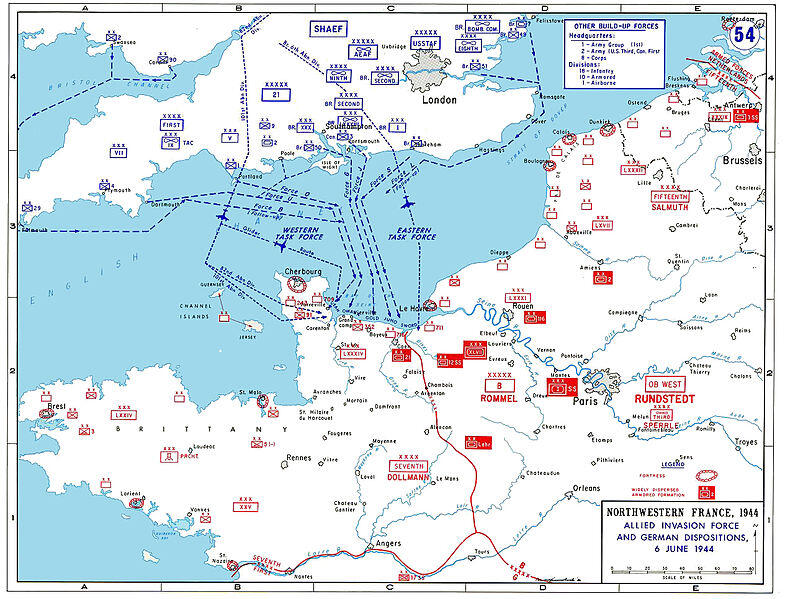 Sejarah: 6 Juni 1944: Operasi OverLord: D-Day: Sekutu menyerbu Normandia: Perancis