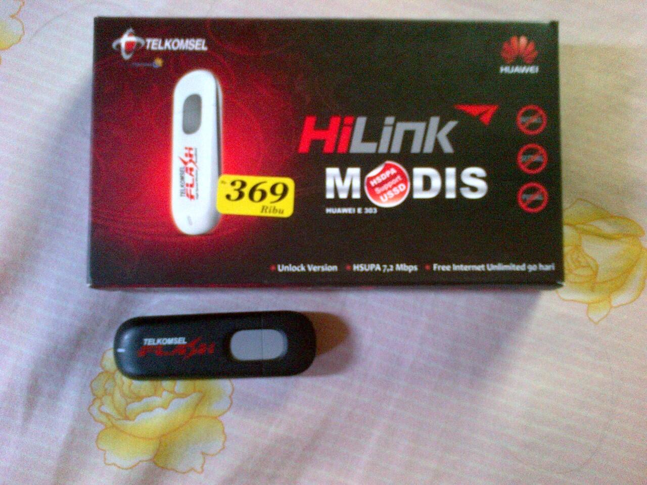MODEM HUAWEI E303 HI-LINK FLASH TANPA INSTAL MANUAL