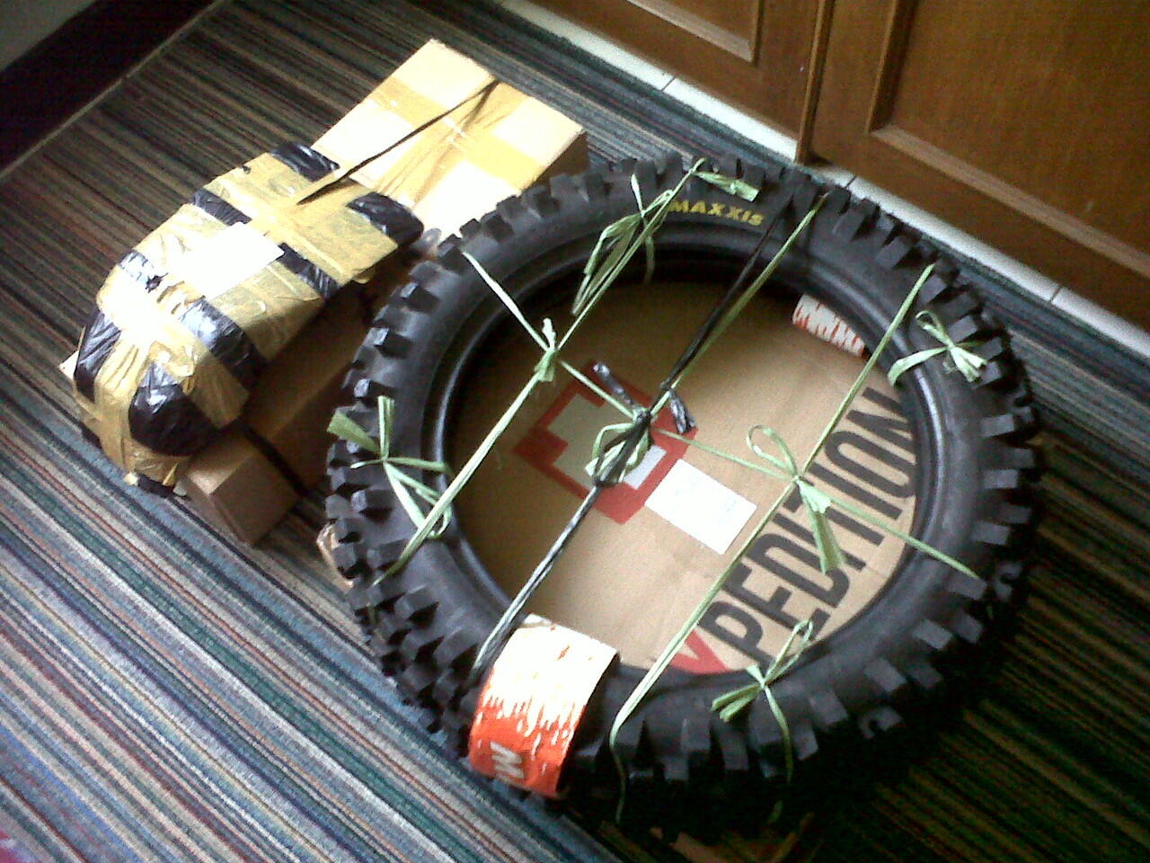 Cari [WTS] Velg 18/21 + Jari-jari (28 Hole) KLX/Dtracker 