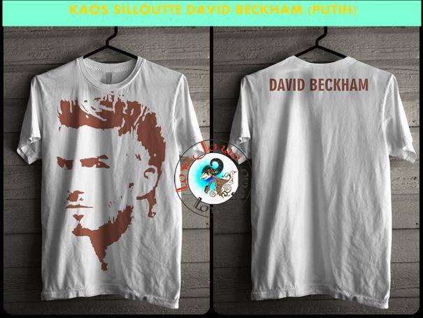 KAOS SILLOUTTE BOLA DAVID BECKHAM