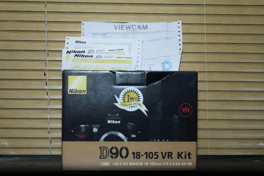 (WTS) Nikon D90 + 18 - 105VR. Banyak bonuss..