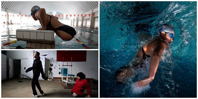 &#91; Inspirasi &#93; - Qian Hongyan, Gadis Kecil Tak Berkaki Taklukkan Dunia