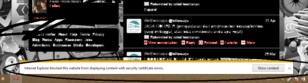 [Share] menghilangkan internet explorer bloked di windows 8