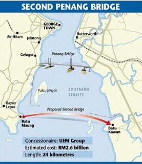 Jembatan terpanjang se-Asia Tenggara runtuh, 2 WNI terluka