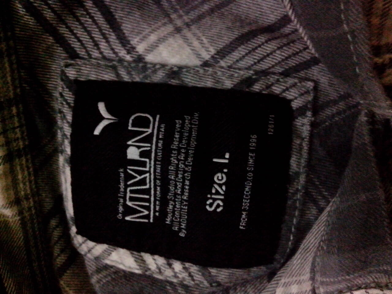 Jual Kemeja Flanel Moutley by Threesecond ORI