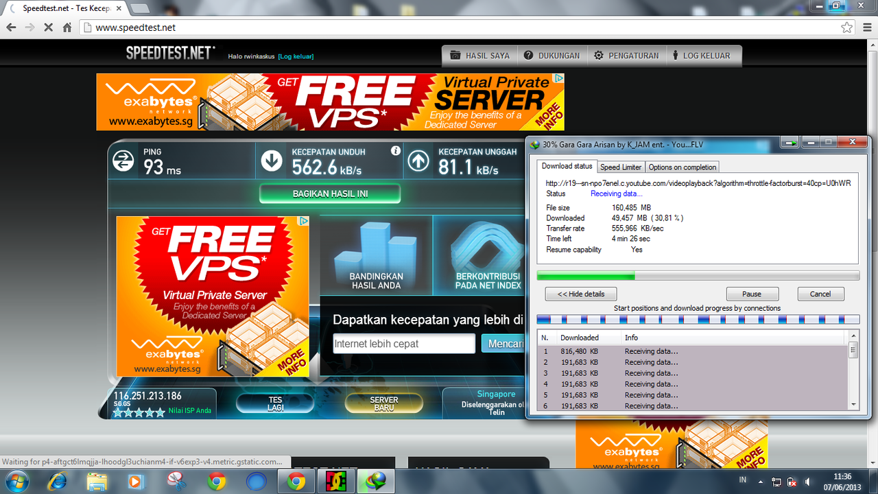 Jual SSH XL, Tsel, Smartfren Unlimited