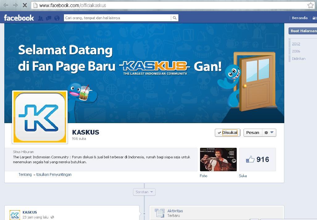 &#91;NEW&#93; KASKUS PUNYA FANPAGE LOH GAN!