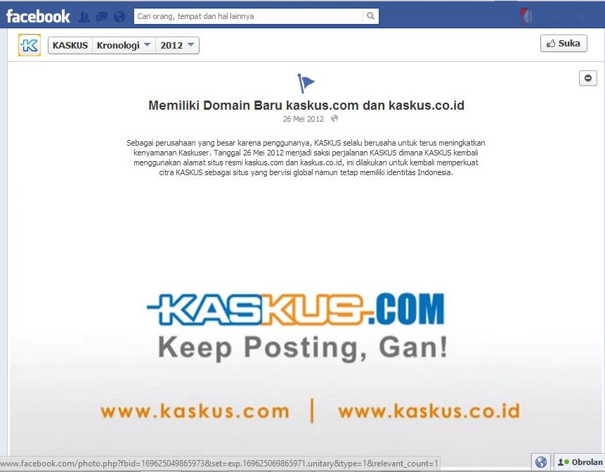 &#91;NEW&#93; KASKUS PUNYA FANPAGE LOH GAN!