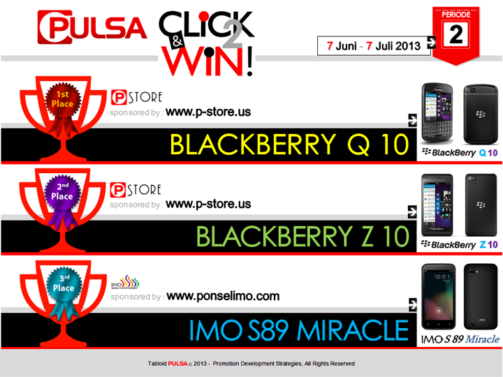 Tabloid Pulsa Bagi-Bagi Hadiah Click and Win 2