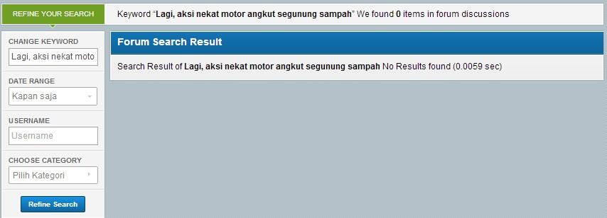 Aksi Nekat Motor Angkut Segunung Sampah