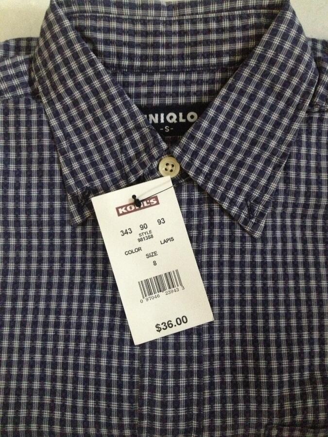 L.L.Bean, Uniqlo, Topvalu Shirt