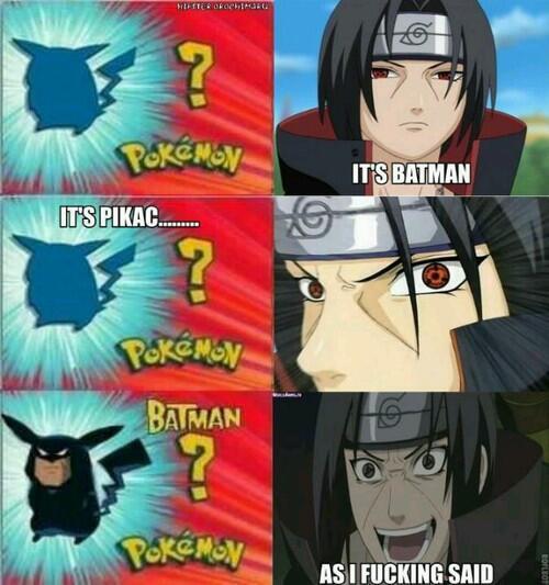 {NGAKAK} itachi vs pikachu