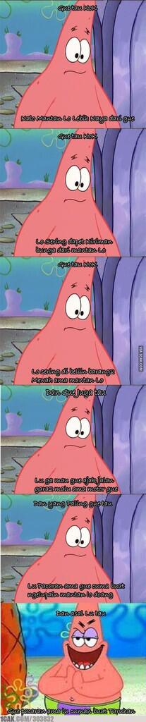 Selain Bodoh Ternyata kecerdikan Patrick Star