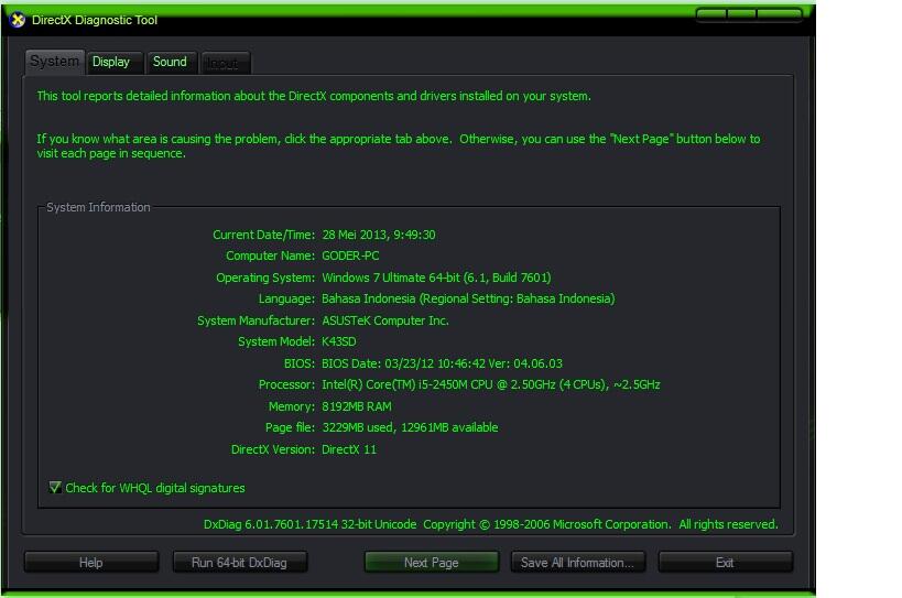 HELP GAN! vram cuman kedetect 64mb