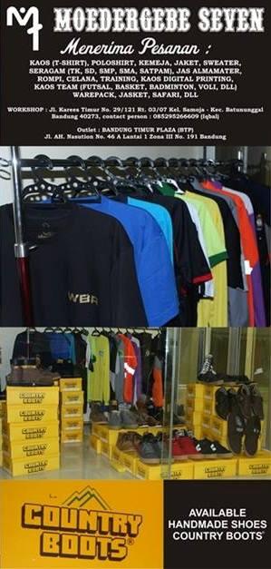 ORDER KAOS, KEMEJA, ROMPI, SWEATER, JAKET, SERAGAM, DLL BANDUNG DAN SEINDONESIA