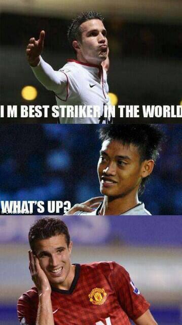 &#91;Footy Jokes &#93; Ketika RVP vs Kurnia Mega