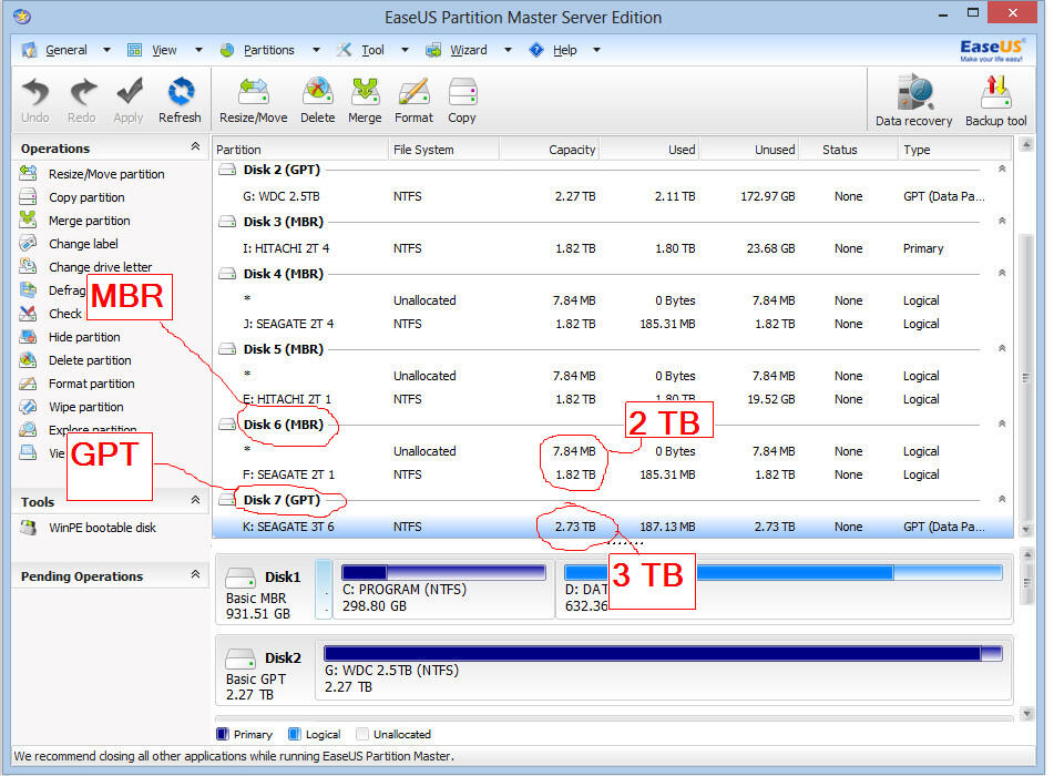 Hard Disk 3000 GB (Nanya)