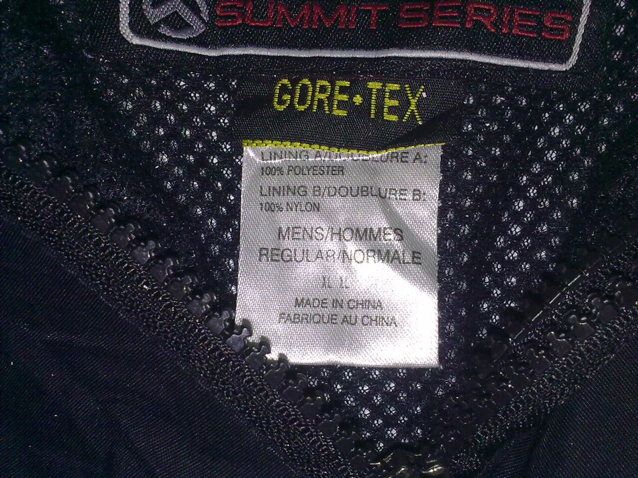 THE NORTH FACE SUMMIT SERIES GORETEX XCR BLACK