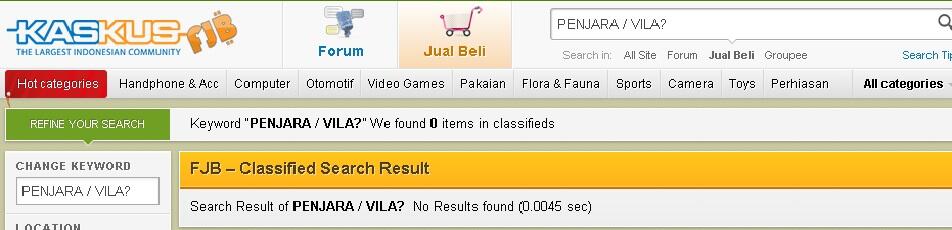 Penjara / Vila?