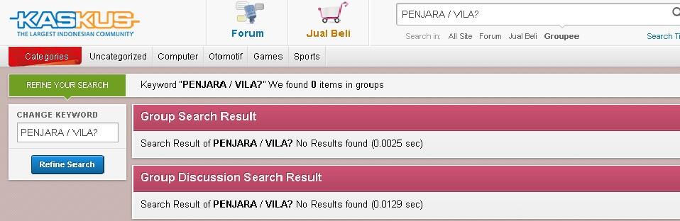 Penjara / Vila?