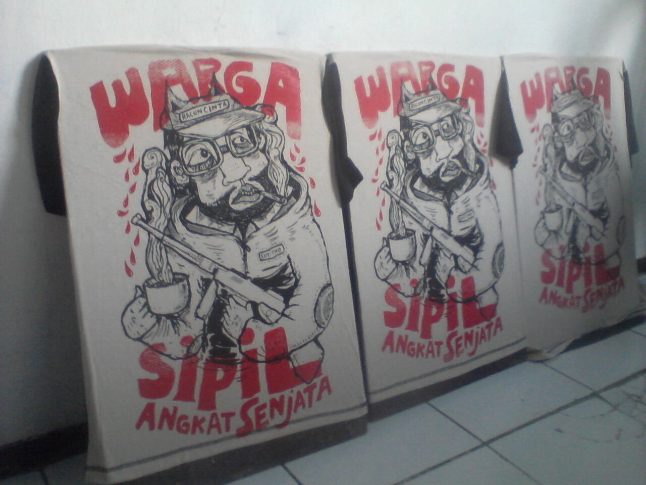 sablon kaos