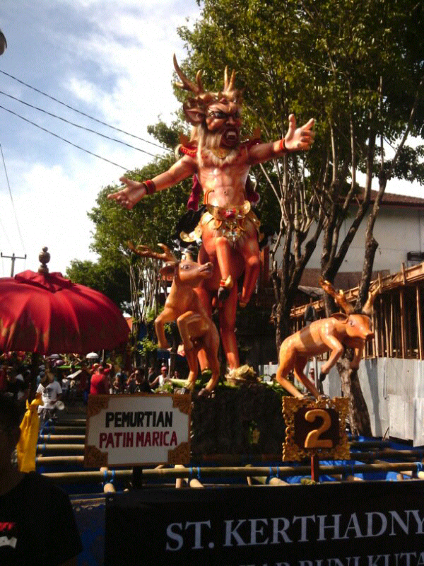 Foto ogoh-ogoh (kerennn bgt gan)