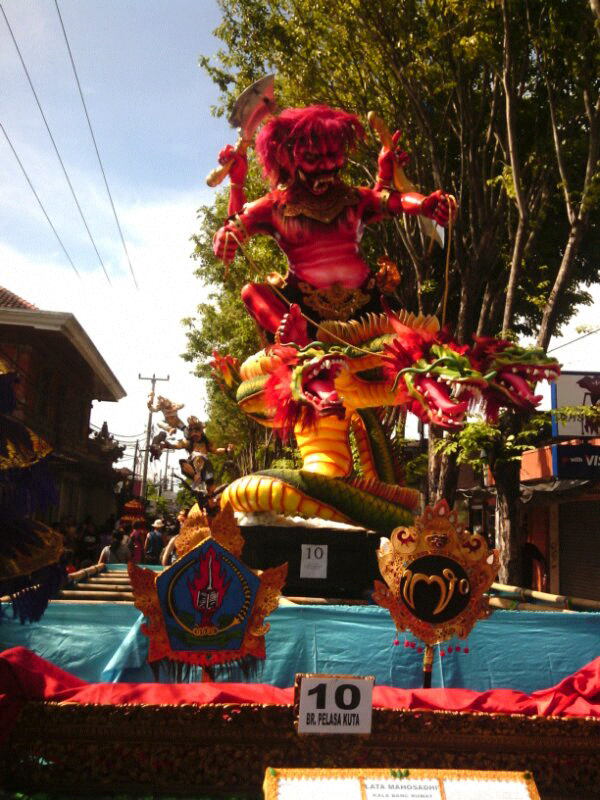 Foto ogoh-ogoh (kerennn bgt gan)