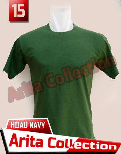 Kaos Polos Distro Bandung Murah Warna Hijau Navy