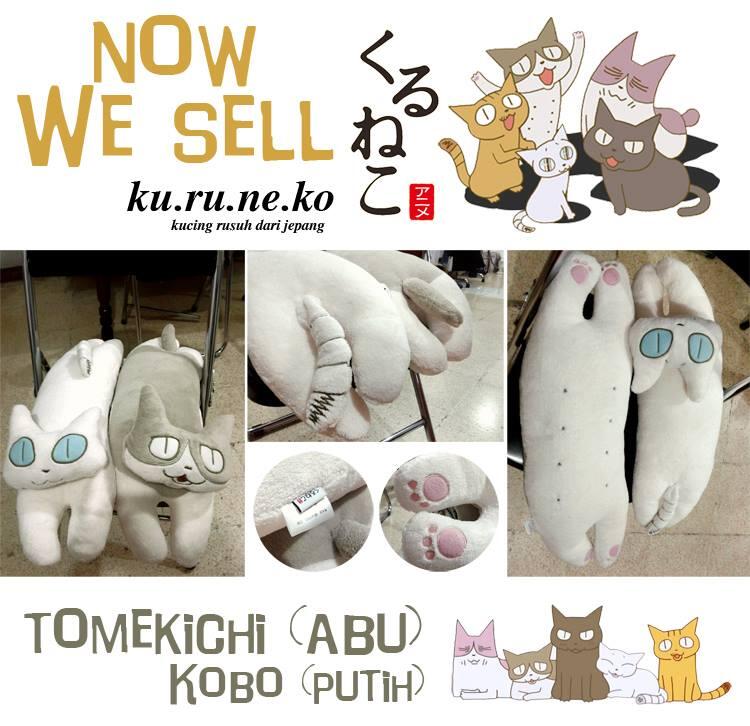 Boneka Animasi Totoro, Despicable Me – Papoy, Kuruneko, Mr Brown-Mr White